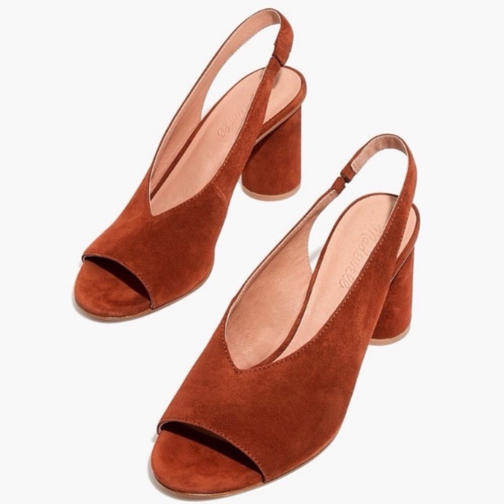 Madewell The Alana Slingback Sandal Size 7 EUC